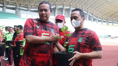 Plt. Wali Kota Pimpin Apel Upaya Pengendalian Inflasi Daerah Kota Bekasi Tahun 2022.