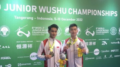 Kejuaraan Dunia Wushu Junior 2022, Indonesia Borong Medali Emas di Hari Pertama