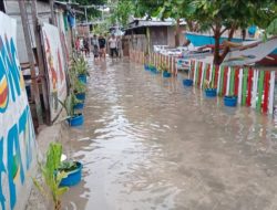 Ratusan Rumah Warga Pulau di Makassar Teredam Banjir