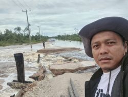 Diterjang Banjir, Jembatan Semala di Natuna-Kepri Rusak