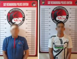 Polres Bintan Ringkus Residivis Kasus Narkoba