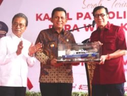 Wih Kemenkumham RI Terima Hibah Kapal Patroli dari Pemprov Kepri