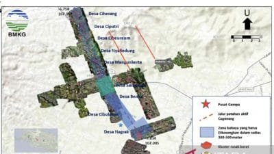 BMKG: Sesar Cugenang, Sesar Baru Gempa Cianjur