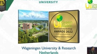 “UI GreenMetric” Tetapkan Wageningen Kampus Paling Berkelanjutan
