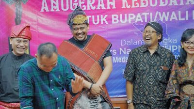 Wali Kota Medan Dapatkan Anugerah Kebudayaan 2023 PWI