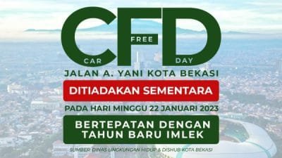 Menghormati Perayaan Imlek, CFD Kota Bekasi Dihentikan Sementara