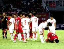Indonesia vs Vietnam Tanpa Gol di Babak Pertama