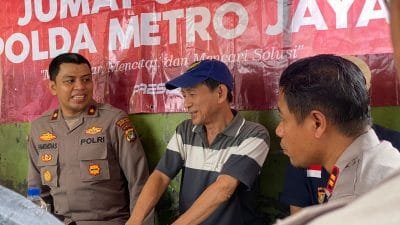 Jumat Curhat, Wakapolsek Metro Tamansari Tampung Aspirasi Warga