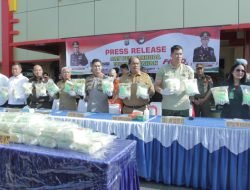 Bupati Asahan Hadiri Rilis Pengungkapan Kasus Narkoba di Polres