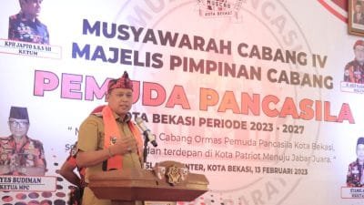 Tri Adhianto Hadiri Muscab Majelis Pimpinan Cabang Pemuda Pancasila Kota Bekasi Ke- IV
