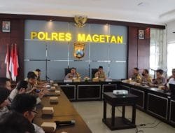 Polres Magetan dan Disnakan Gelar Rakor Penanganan Penyakit Sapi