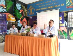 Komitmen Terapkan WBK, Kanwil Kemenkumham Bali Lakukan Pembinaan ZI di Rutan Klungkung