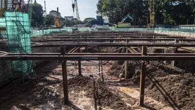 DKI Rekayasa Lalu Lintas di Patung Kuda-Bundaran HI Untuk Proyek MRT