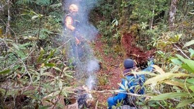 Kendala Angin Kencang, Proses Evakuasi Helikopter Kapolda Jambi Dilanjutkan Besok