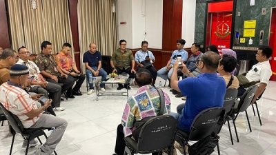 Kajari Jakarta Pusat, Hari Wibowo, S.H., M.H., saat audiensi dengan para wartawan Koordinatoriat