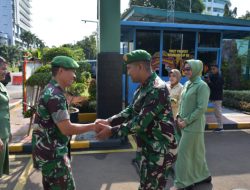 Acara Lepas Sambut Komandan Kodim 0501/JP dari Kolonel Inf Ato Sudiyatna kepada Letkol Inf Bangun I.E Siregar