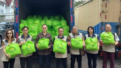 Sebanyak 1.000 paket bantuan dari Pemerintah Taiwan diserahkan untuk korban gempa bumi di Cianjur pada 15 Maret 2023 (Foto: TETO)