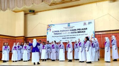 Menyambut HUT ke-26, Disdik Kota Bekasi Gelar Lomba Paduan Suara Tingkat SMP