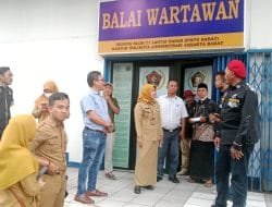 Wakil Wali Kota Jaktim Berpamitan ke Balai Wartawan PWI Jakbar