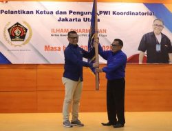 Sah! Ketua dan Pengurus PWI Koordinatoriat Jakarta Utara Resmi Dilantik