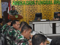Mayjen TNI Mohamad Hasan Gelar “Entry Briefing” Hari Pertama Jabat Pangdam Jaya