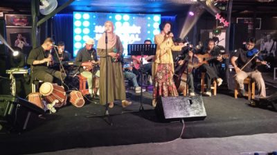 Bintan Musik Bintan Musik Community (BMC) menggelar pentas musik di Tanjungpinang, Sabtu (11/3/23) malam.