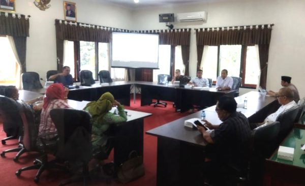 Rapat Badan Musyawarah DPRD Trenggalek, Rabu (1/3/2023).