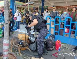 Anjing Pelacak BNN Sisir Kampung Rambutan Cegah Pengiriman Narkoba