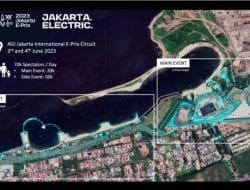 Tribune Formula E Jakarta Siap Tampung Hingga 12.000 orang