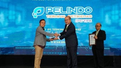 PT IPC Terminal Petikemas/IPC TPK meraih penghargaan pada ajang Digital Technology & Innovation (Digitech) Award 2023 kategori 5 Stars Bronze The Best ICT Business Strategy 2023.