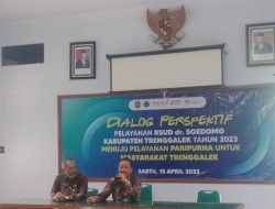 Direktur RSUD dr Soedomo Trenggalek Bersilaturahim Dengan Awak Media