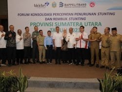 Wabup Asahan Ikuti Forum Koodinasi Percepatan Stunting Sumut