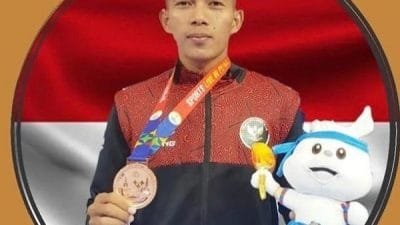 Efrie Surya Perdana, ASN Lapas Tabanan atlet Vovinam meraih medali perunggu pada ajang SEA Games) 2023 yang dihelat di Kamboja, Sabtu (6/5/2023)