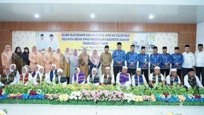 Bupati Asahan Upah-upah 22 Jemaah Calon Haji Keluarga Besar Dinas Pendidikan