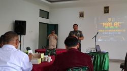 Kapendam Jaya Kolonel Cpm Dwi Indra Wirawan, S.H., M,Si, saat acara halal bihalal bersama awak media mitra Kodam Jaya di Makodam Jaya, Jakarta Timur, Senin (29/5/2023) Foto:istimewa