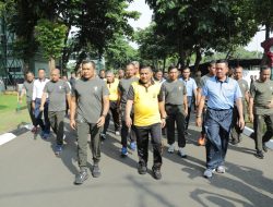 Kodam Jaya Gelar Olahraga Bersama TNI-Polri