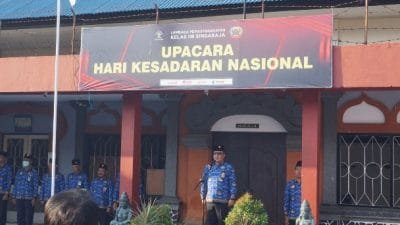 WBP Lapas Singaraja Ikuti Upacara Hari Kesadaran Nasional