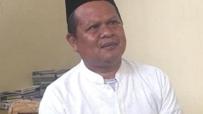 Pimpinan Pondok Pesantran (Ponpes) Darul Aitam Assalafi Kabupaten Sukabumi Jawa Barat Ustadz Edi Soheh
