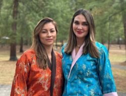 Mobil Luna Maya dan Rombongan Ditabrak Truk Saat di Bhutan
