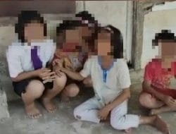 5 Anak di Nias Selatan Nangis Minta Keadilan Pada Presiden