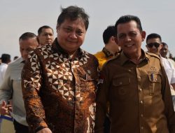 Gubernur Ansar Dampingi Airlangga Resmikan 6 Perusahaan Baru di Batam