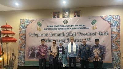 698 jamaah calon haji Bali dilepas menuju ke Tanah Suci