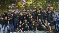 King Sunter Kemayoran Comunity (KSKC) asal Sunter dan Kemayoran Jakarta, turut hadir untuk meramaikan acara "Anniversary Sewindu YKS" di Lanud Rumping, Kabupaten Bogor, Minggu (4/6/2023) Foto:istimewa