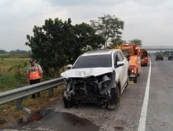 Pedangdut Difarina Indra Alami Kecelakaan di Tol Jombang