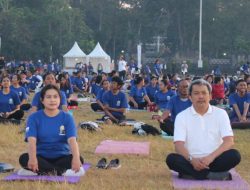 Anggiat Napitupulu Hadiri Peringatan Hari Yoga Internasional