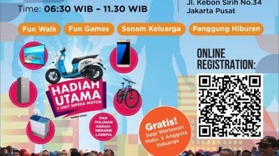 Panpel Buka Pendaftaran “Fun Walk” HUT ke-62 IKWI Hingga 7 Juli 2023