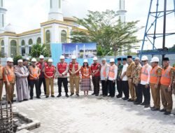 Peletakan Batu Pertama Pembangunan Menara Masjid Agung H. Achmad Bakrie Kisaran