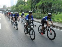 Pesepeda Sambut Antusias Gelaran JCS Surakarta