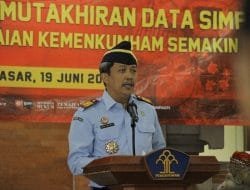 Kanwil Kemenkumham Bali Tandatangani Komitmen Bersama Terkait Pemutakhiran Data Kepegawaian