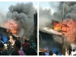 Kebakaran Hebat Terjadi di Pademangan Barat, Api Berawal dari Kebocoran Gas